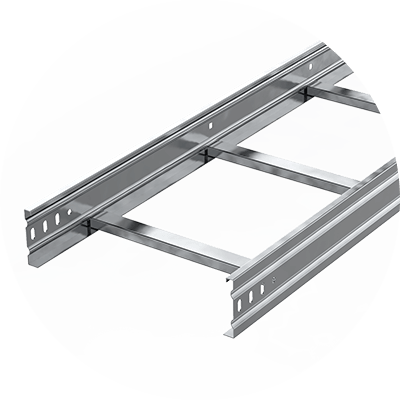 ¿Cuál es la capacidad de carga de la bandeja portacables en escalera?